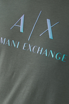 AX Logo Print T-Shirt